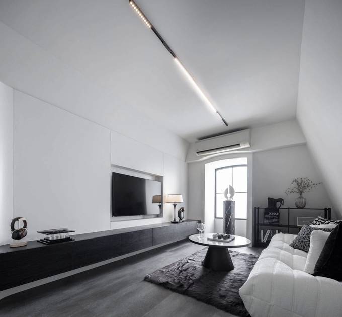 Ekkamai 22 · Ultra-Luxury Pool House: Media lounge on the top floor