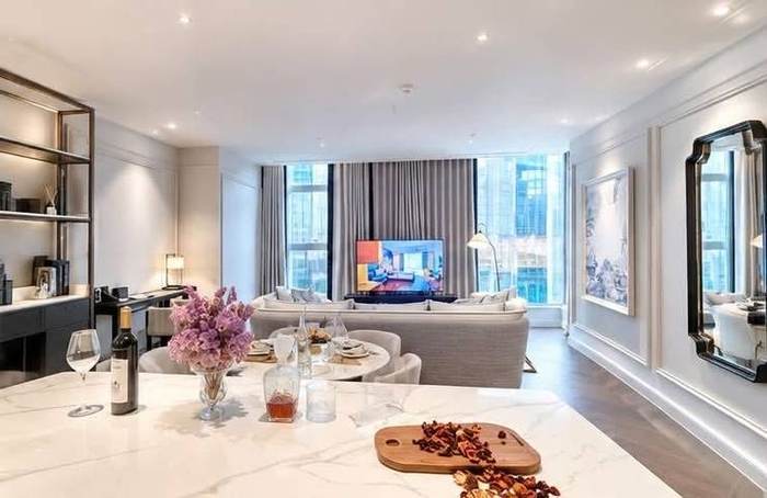 La Clef Bangkok · 2-Bedroom: Living room