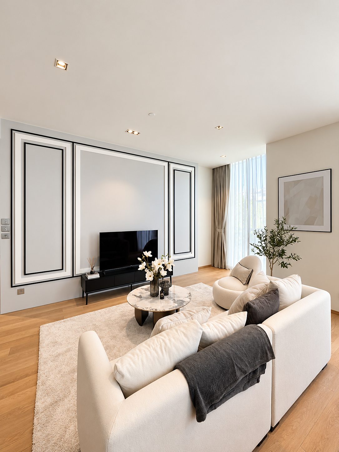 28 Chidlom: Living room