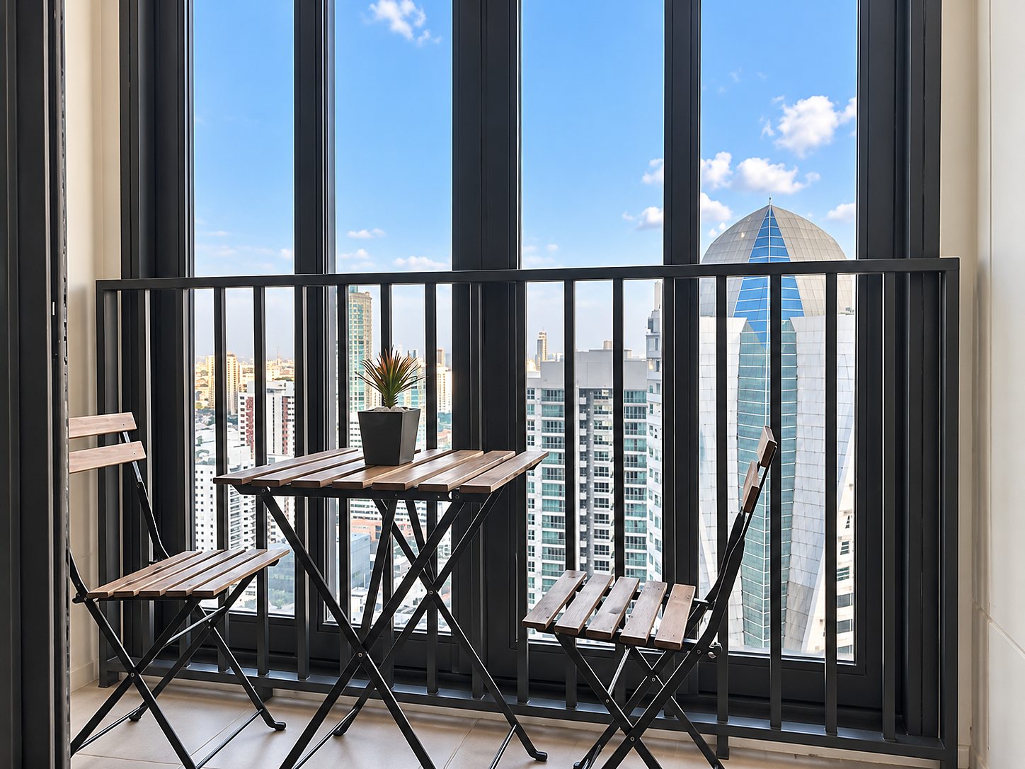 Ashton Asoke: City view from balcony