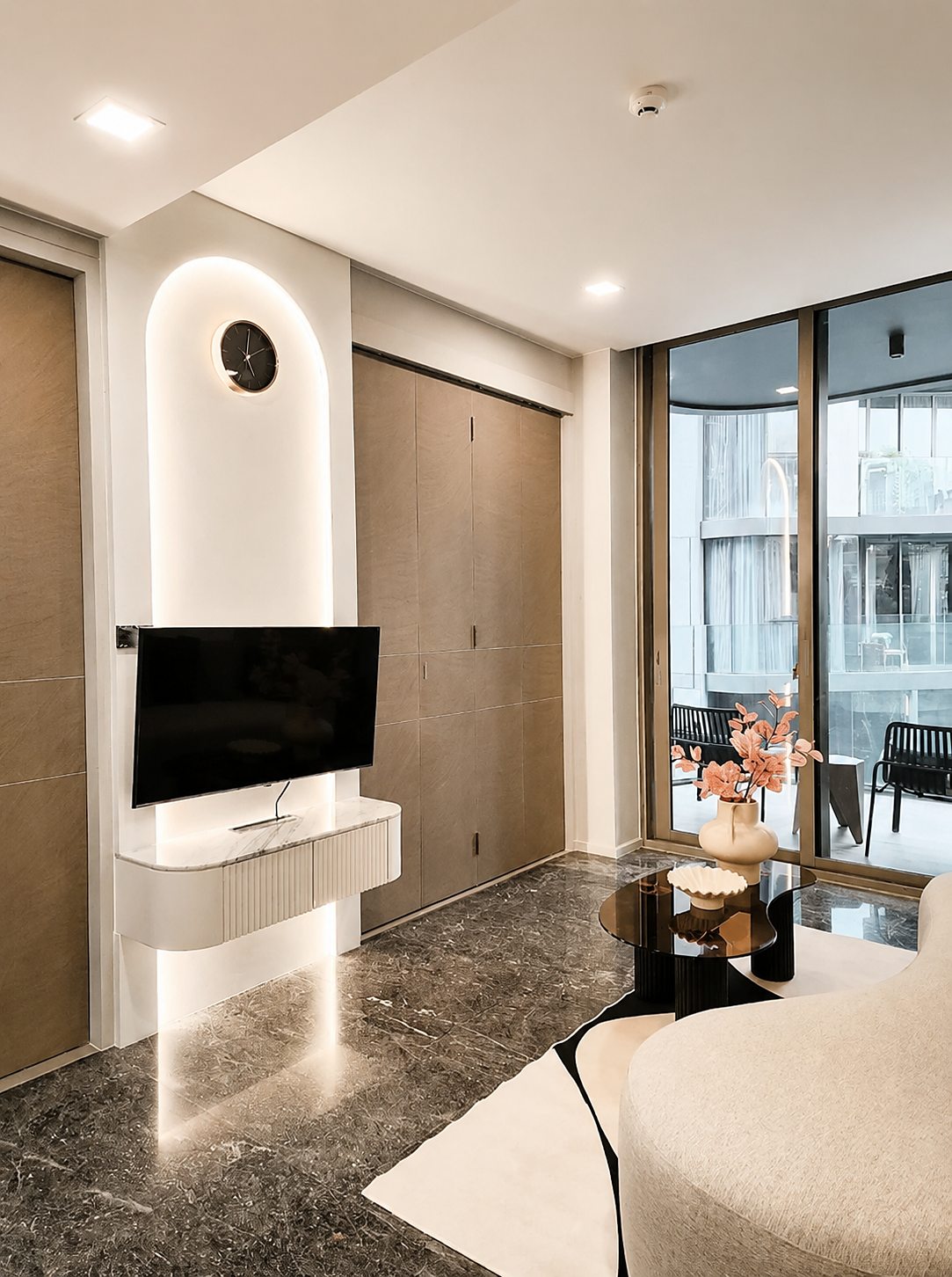 Ashton Residence 41: Living area with TV