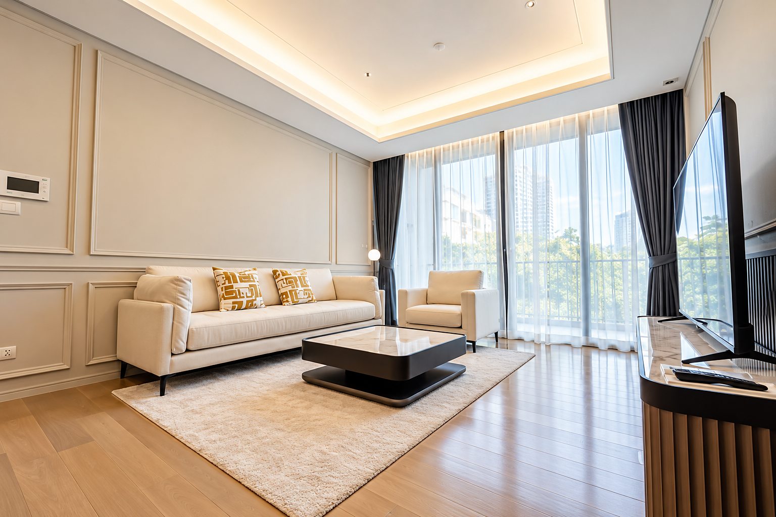 Baan Sindhorn: Living room