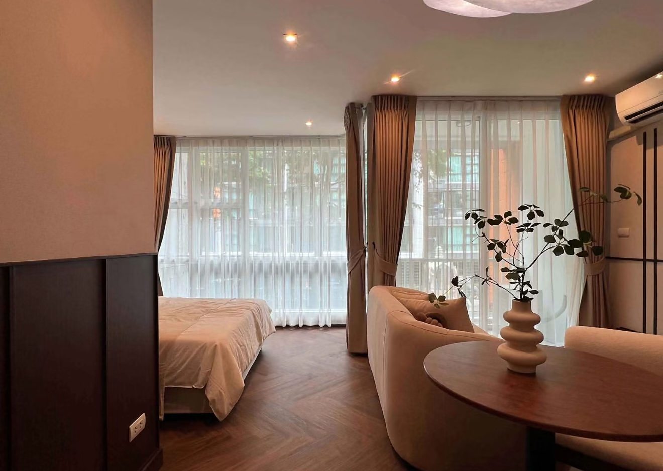 D65 Condominium: Living and sleeping area