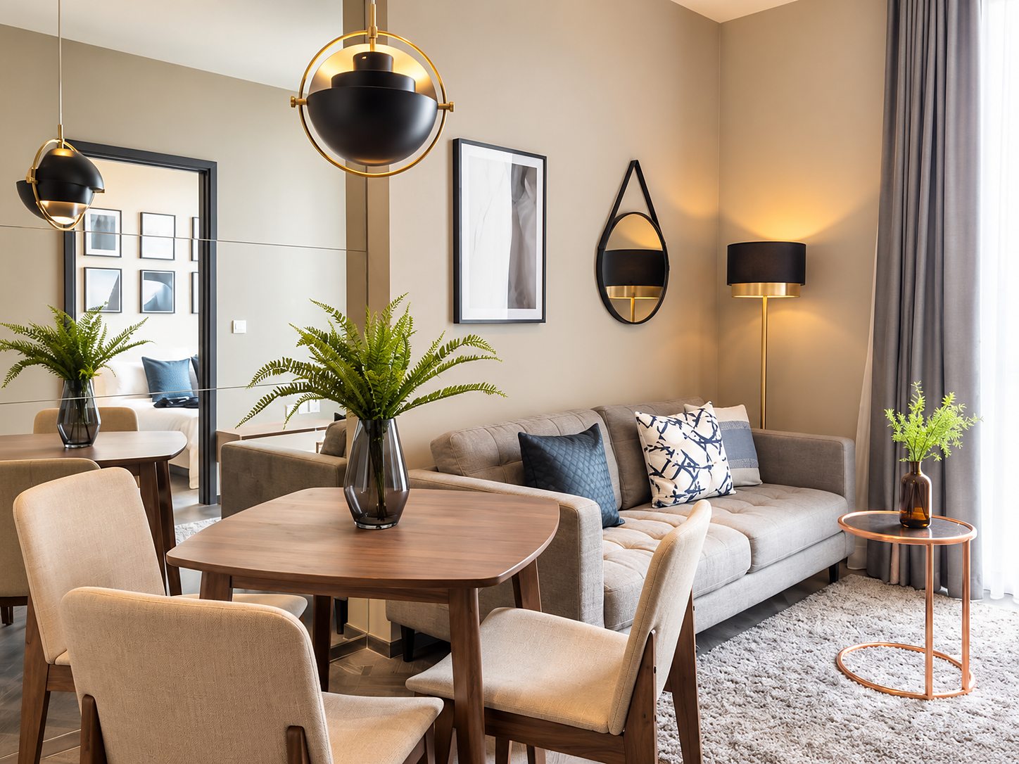 Edge Sukhumvit 23: Living and dining [show unit]