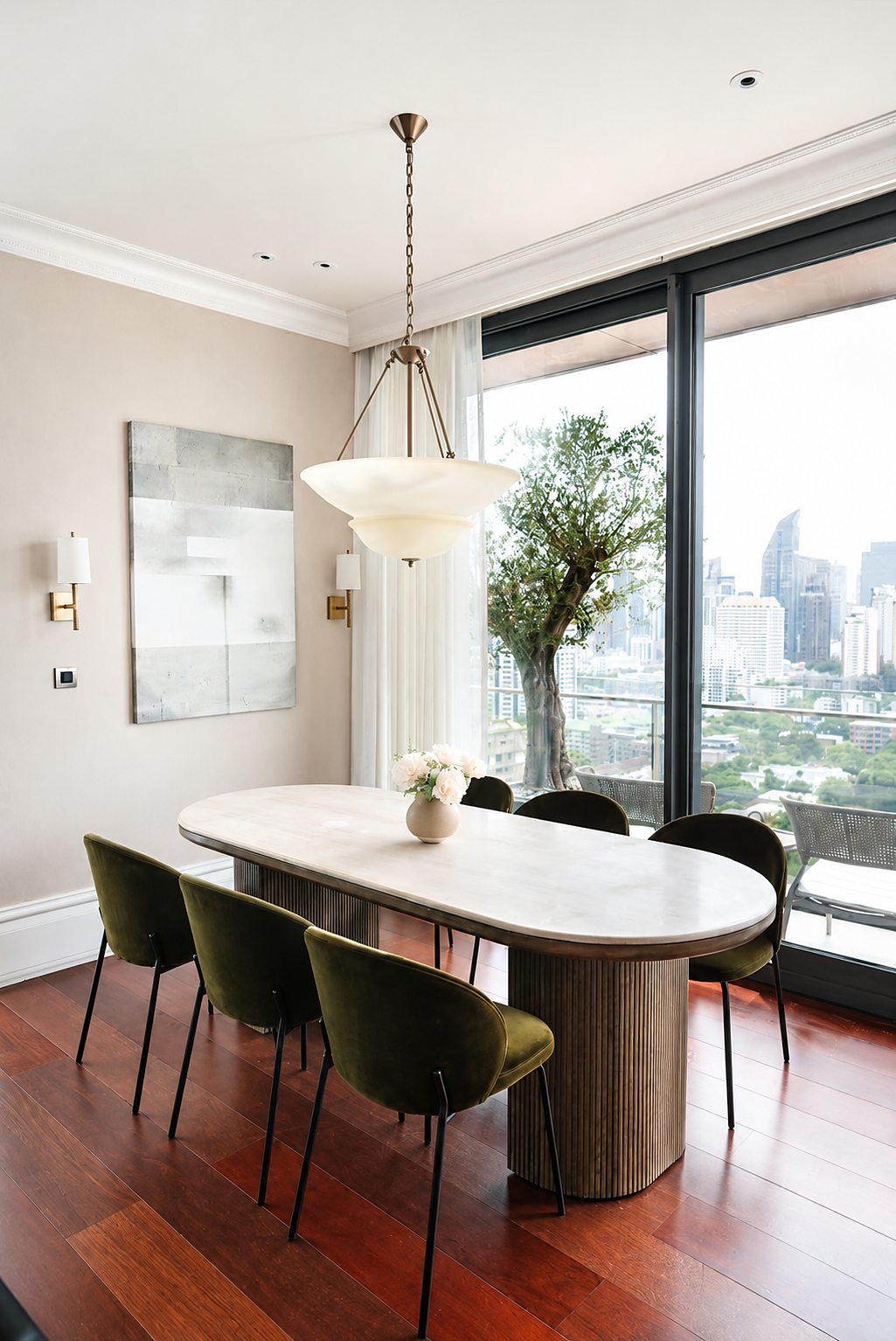 KHUN by YOO Thonglor: Dining room with view