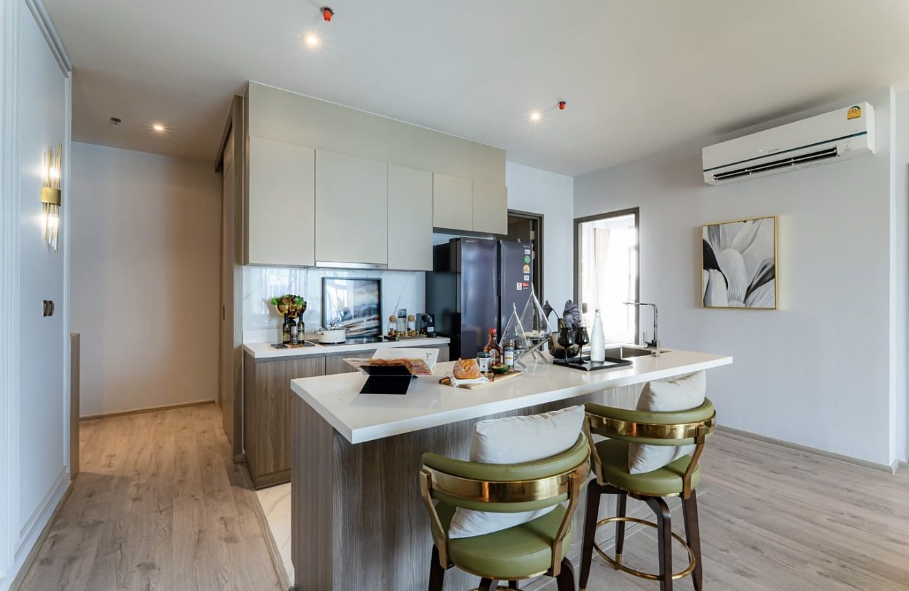 Rhythm Ekkamai Estate: Kitchen island [show unit]