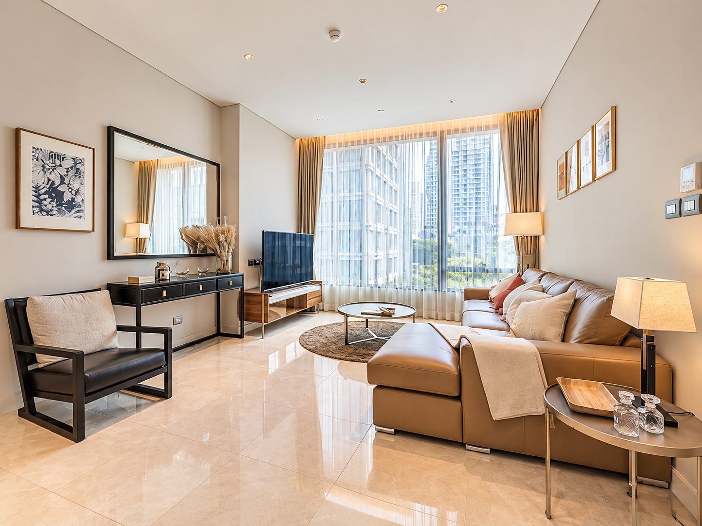 Sindhorn Residence: Living room