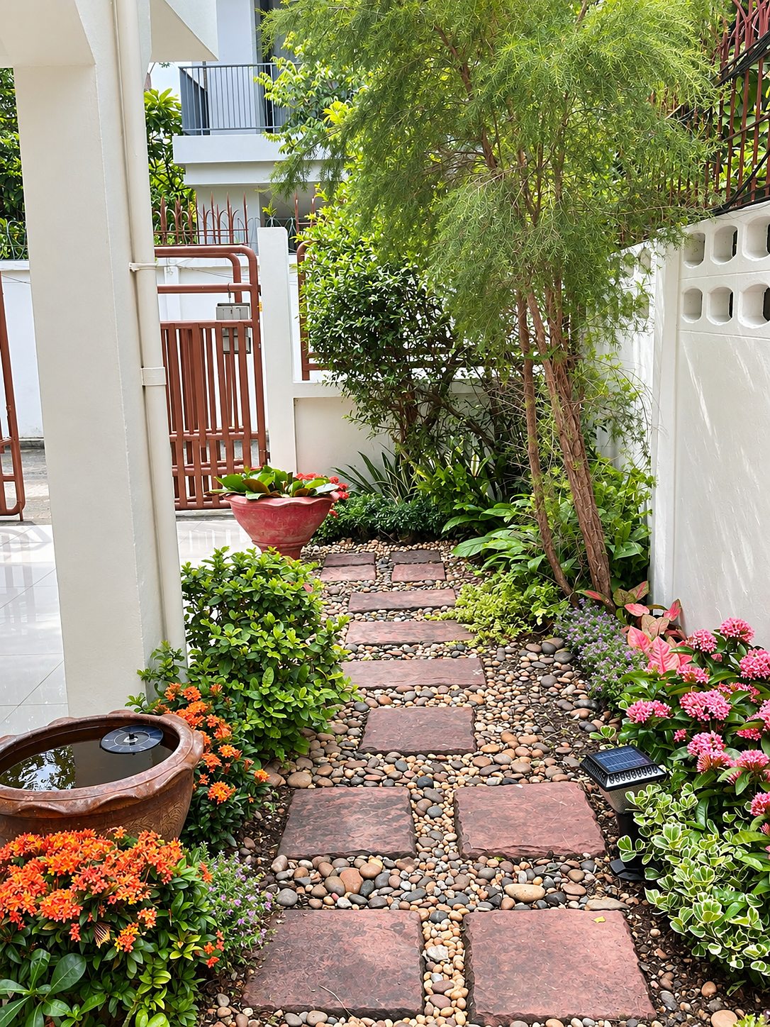 Single House Sukhumvit 31: Garden path