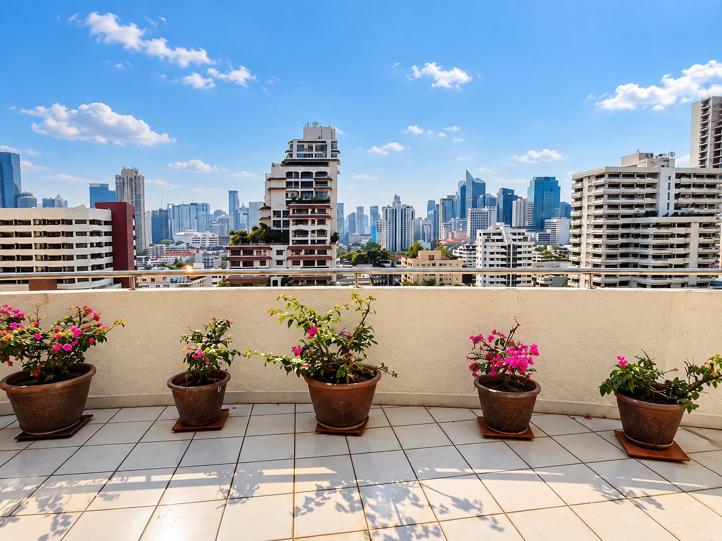 Supalai Place Sukhumvit 39: Terrace city view