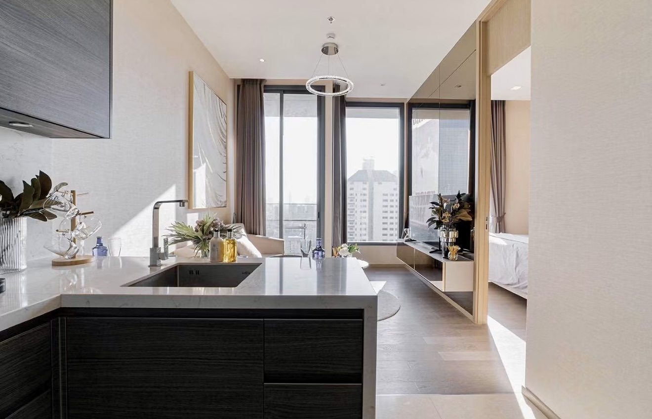 The Esse Asoke: Kitchen and living area