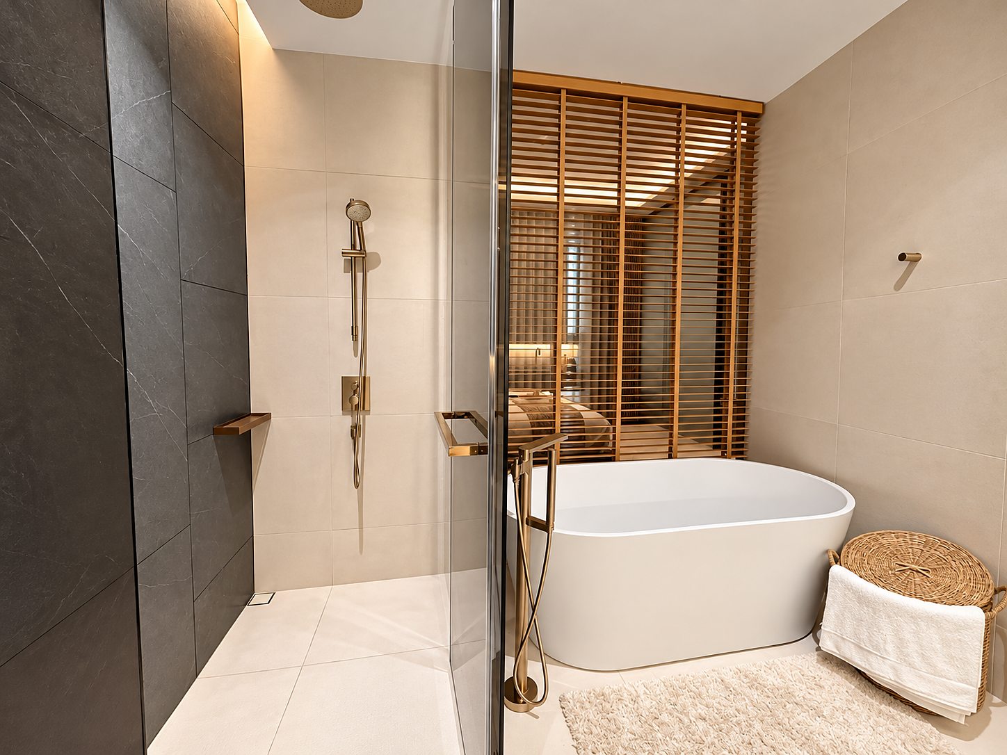 The Estelle Phrom Phong: Bathtub and shower